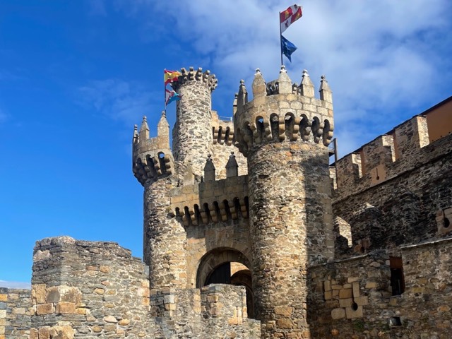 The Templar castle in Ponferrada