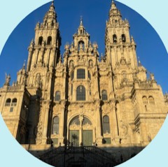 The cathedral of Santiago de Compostela
